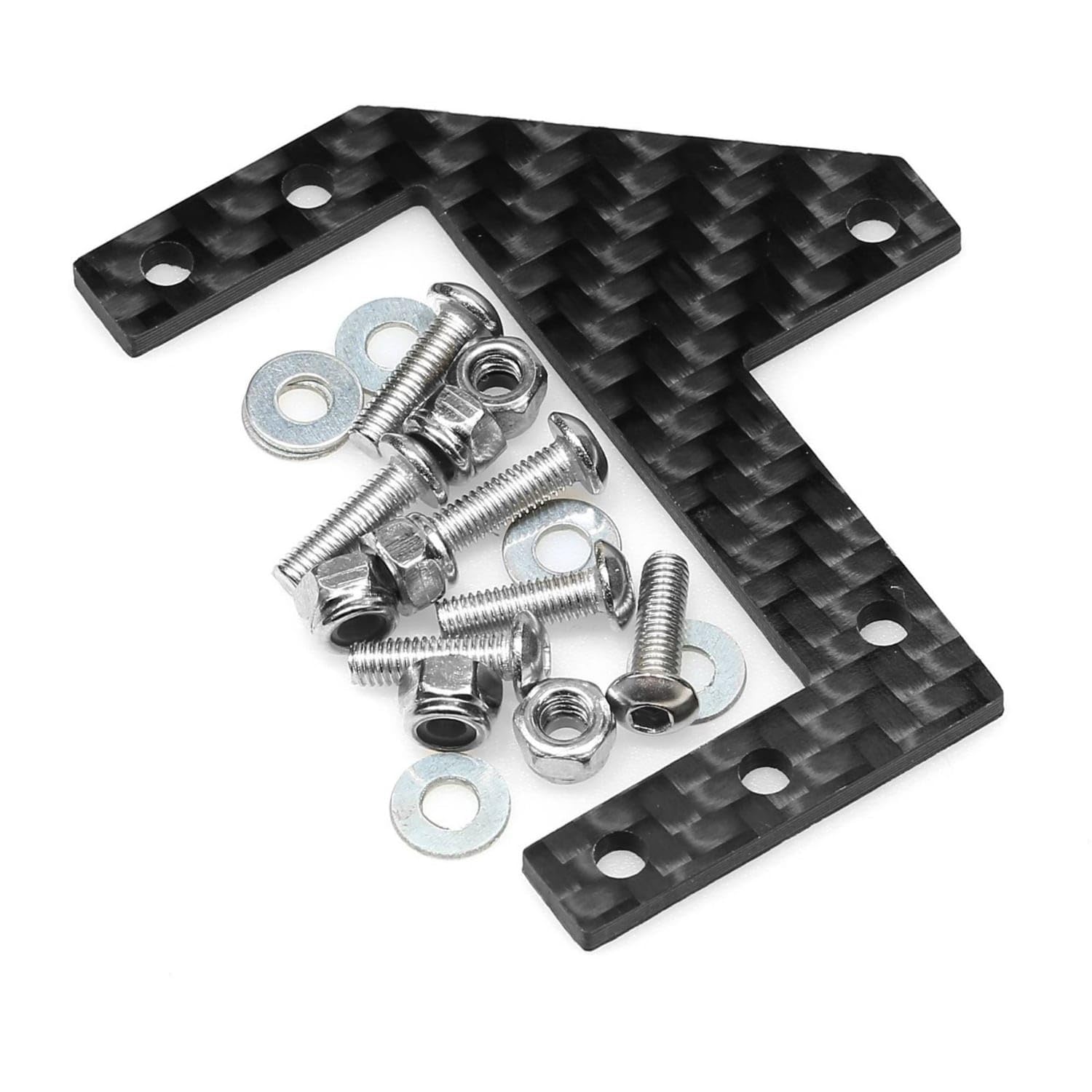 3-Point Servo Mount Lightweight Strength Carbon Fiber Servo Mount Improves Steering Stability RC Car Part, Tamiya Cc01 Carbon-image-4