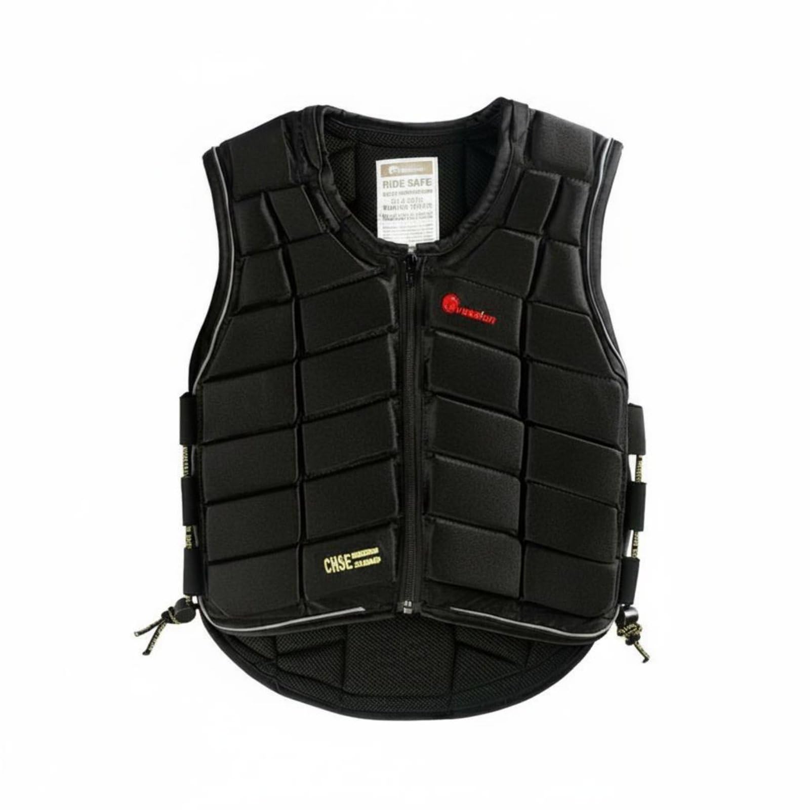 Baoblaze Chaleco de Ecuestre Chaleco Protector Chaleco de Equitación Protector de Torso Protector para Montar con Diseño Reforzado Que Distribuye Impactos y