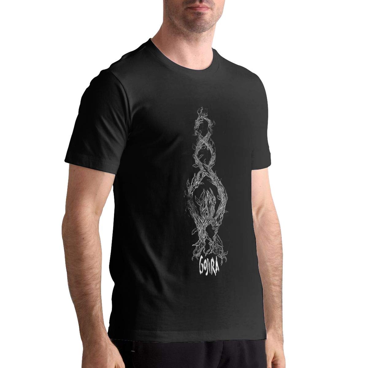 Cotton Gojira Mens T Shirts Men's T Shirt Black