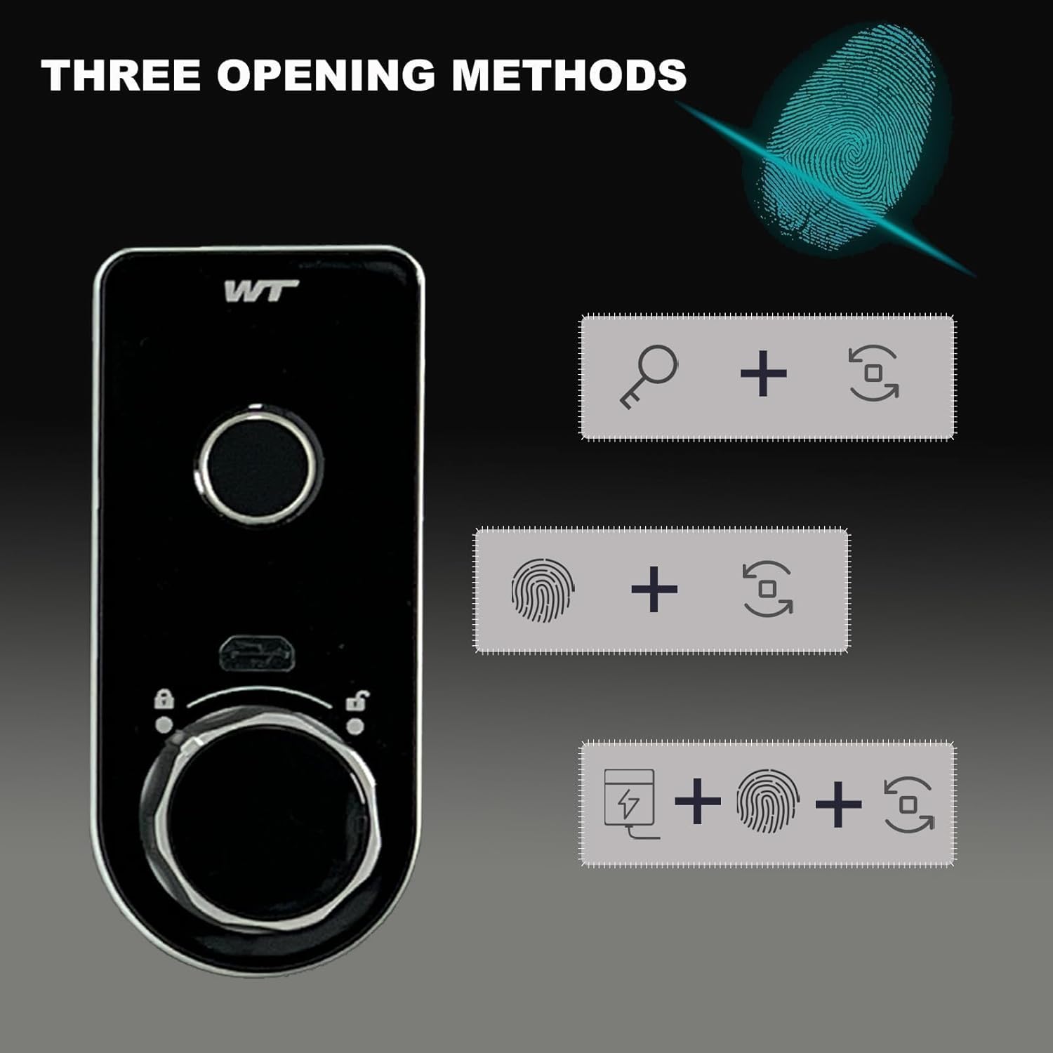 Center Console Safe Vault - KEREN Console Gun Safe Box Compatible with Tesla Model 3 2024-2026, Fingerprint Lock with Key