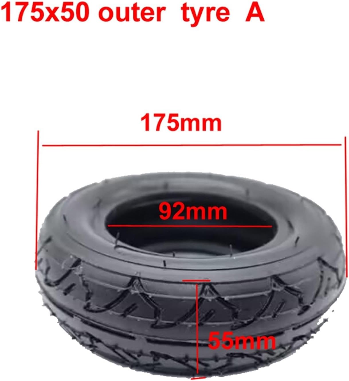 175x50 Pneumatic Tire Inner Tube Outer Tyre
