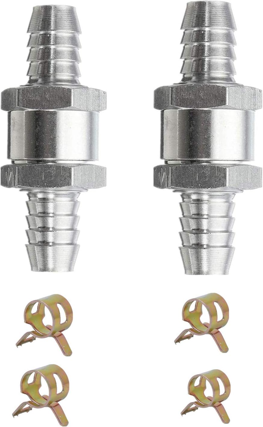 Yuecoom Rückschlagventil 6mm - Einweg Ventil Für Kraftstoff Und Wasser