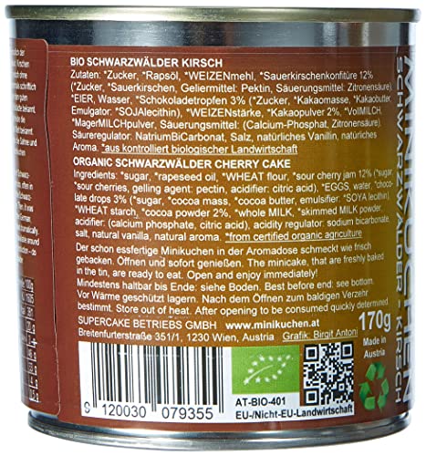 Hanauer Minikuchen Schwarzwälder Kirsch, 1er Pack (1 x 170 g)