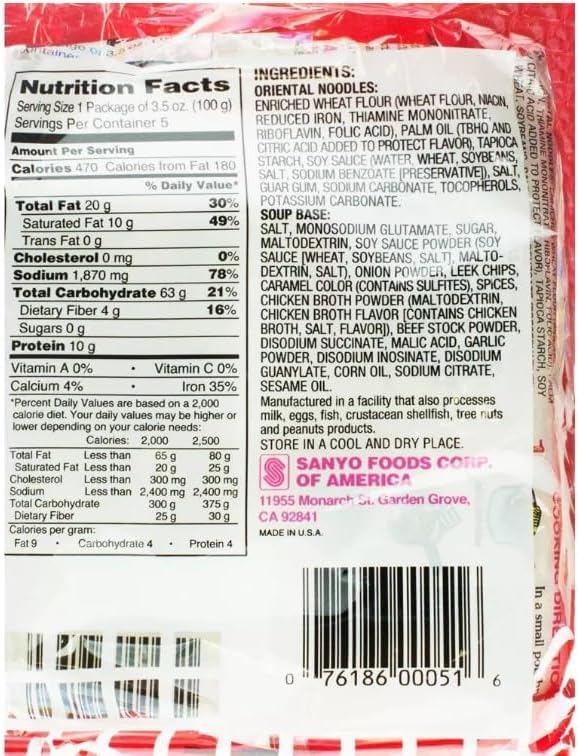 Miso Ramen Sapporo Original Pack5 5x100g miniatura 2