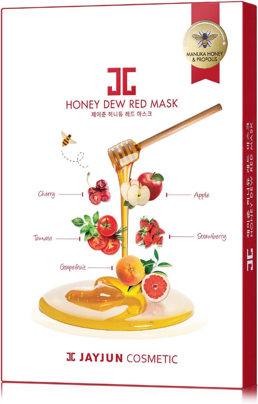 Jayjun Honey Dew Red Mask (Pack Of 5), 181 G