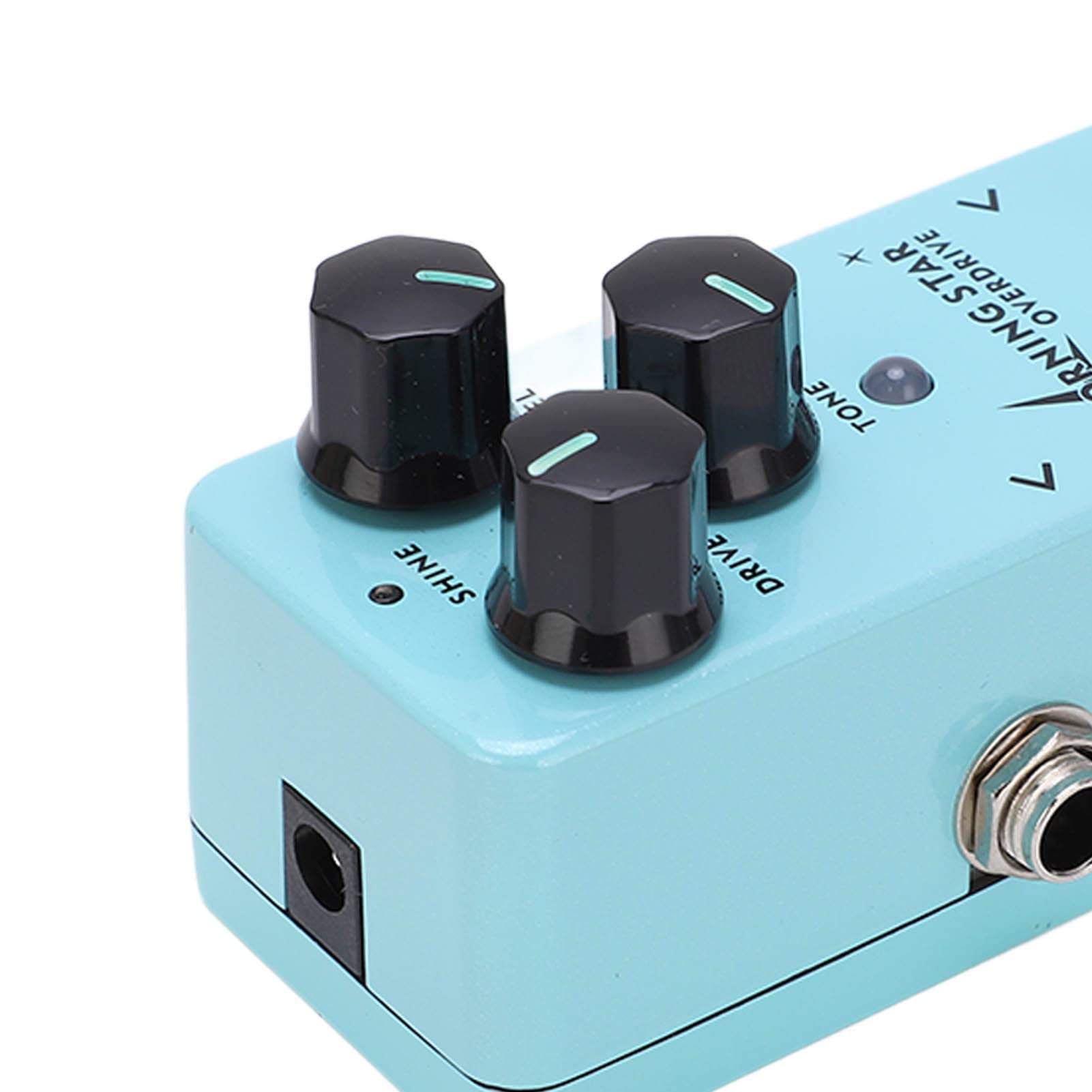 Mini Analogowy pedał Efektów Gitarowych z Przesterem Lake Blue Metal Shell Łatwe Przełączanie dla Gitarzystów