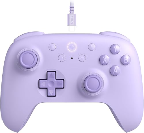 8BitDo Ultimate 2C Wired Controller For Windows and Android (Not Wireless) - Purple