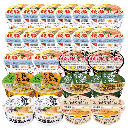 焼豚ラーメン・カップ麺詰合せ 計24食入(12食×各1ケース) Z001074