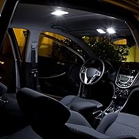 Vista 6 de Bombillas LED blancas para automóvil, kit de luz de techo de cúpula de lectura, para Nissan Frontier 2005, 2006, 2007, 2008, 2009, 2010-2017, 2018