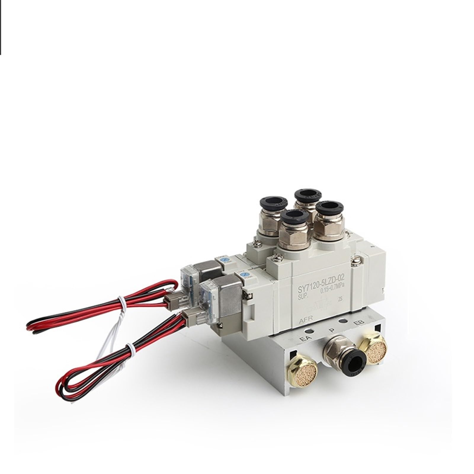 Collecteur de vannes SY3120-6LZD-M5 pneumatique à 2 stations pour vérin