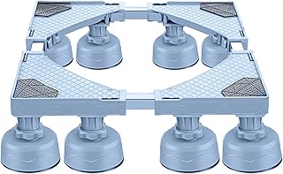 Base de suporte para máquina de lavar Base ajustável multifuncional Suporte de base de máquina Suporte de geladeira Comprimento do suporte 44-75cm Suporte de base de geladeira para
