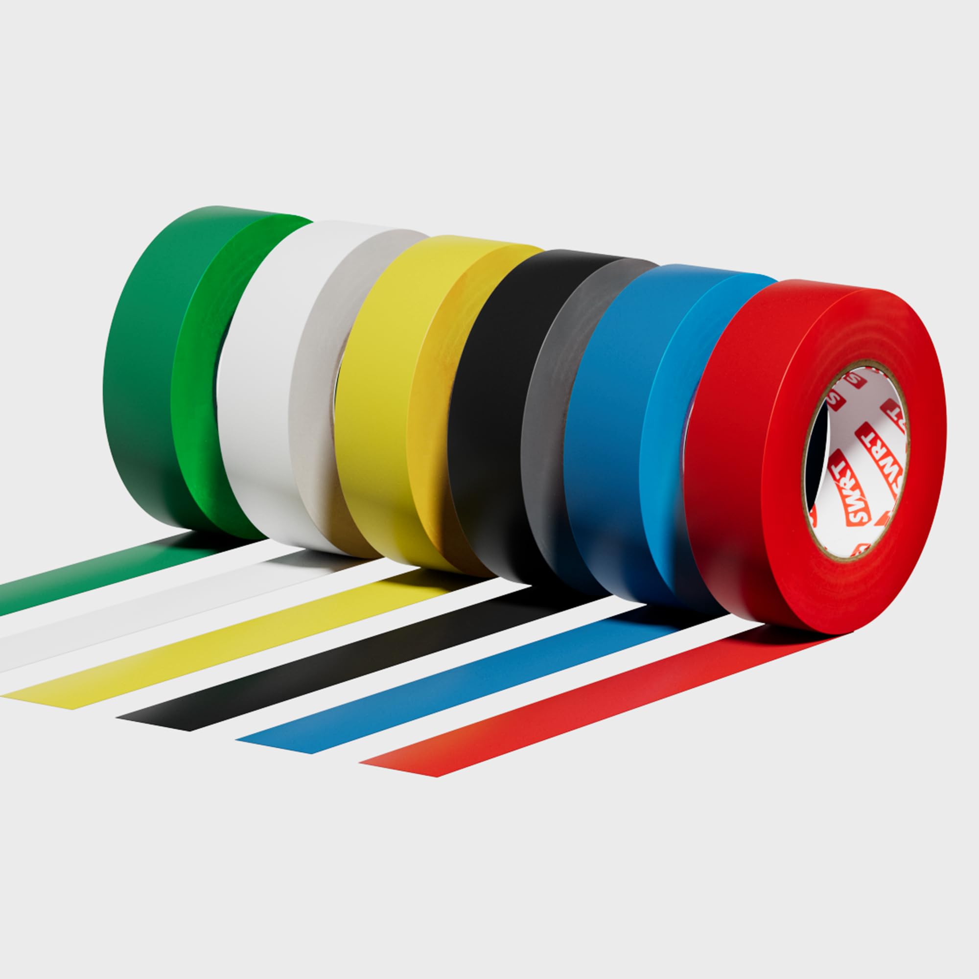 Photo 1 of SWRT 6 Pack Colored Electrical Tape, 0.75 in x 33 FT High Temp Electric Tape Under 600V for All Weather, UV Protection, Flame Retardant, Suitable for Domestic, Commercial, and Industrial environments