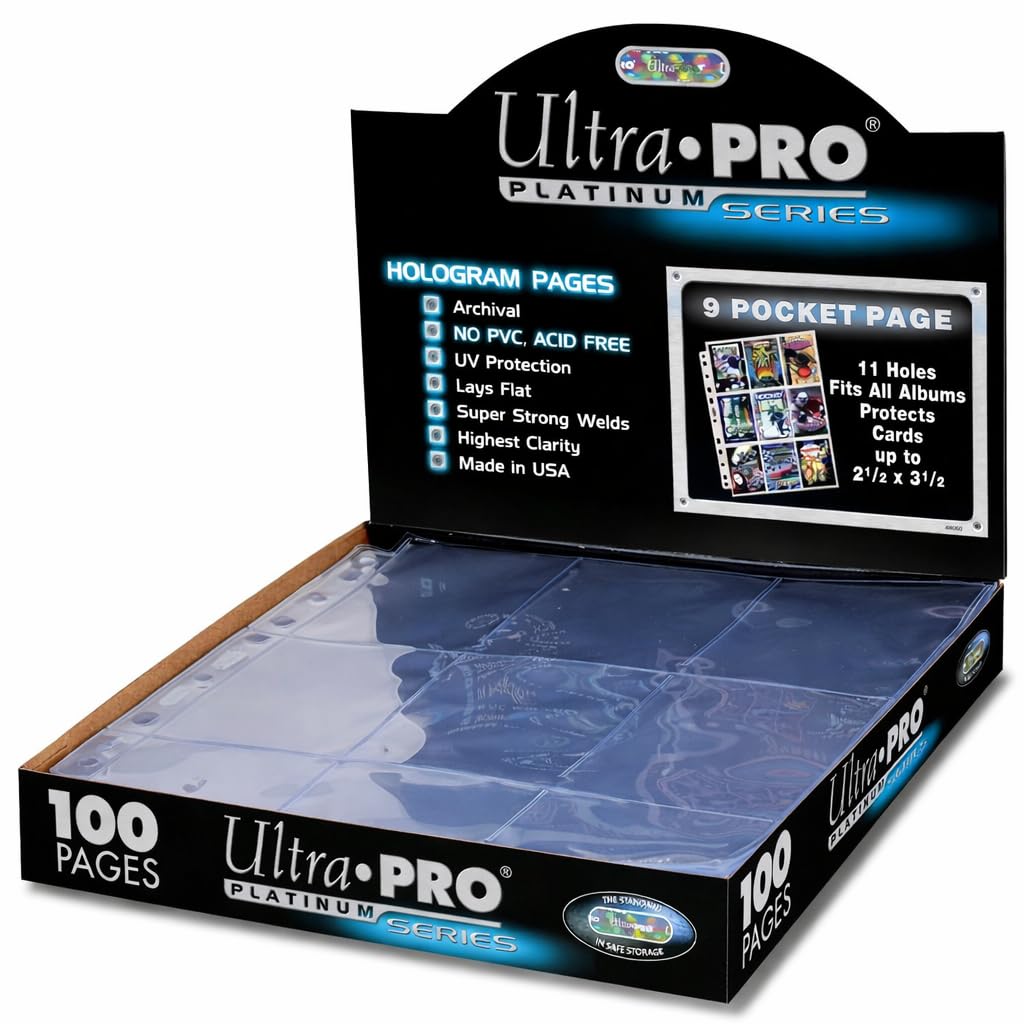 Amazon | ウルトラプロ 9ポケットページ トレカ用 (2.5×3.5 inch) 3穴