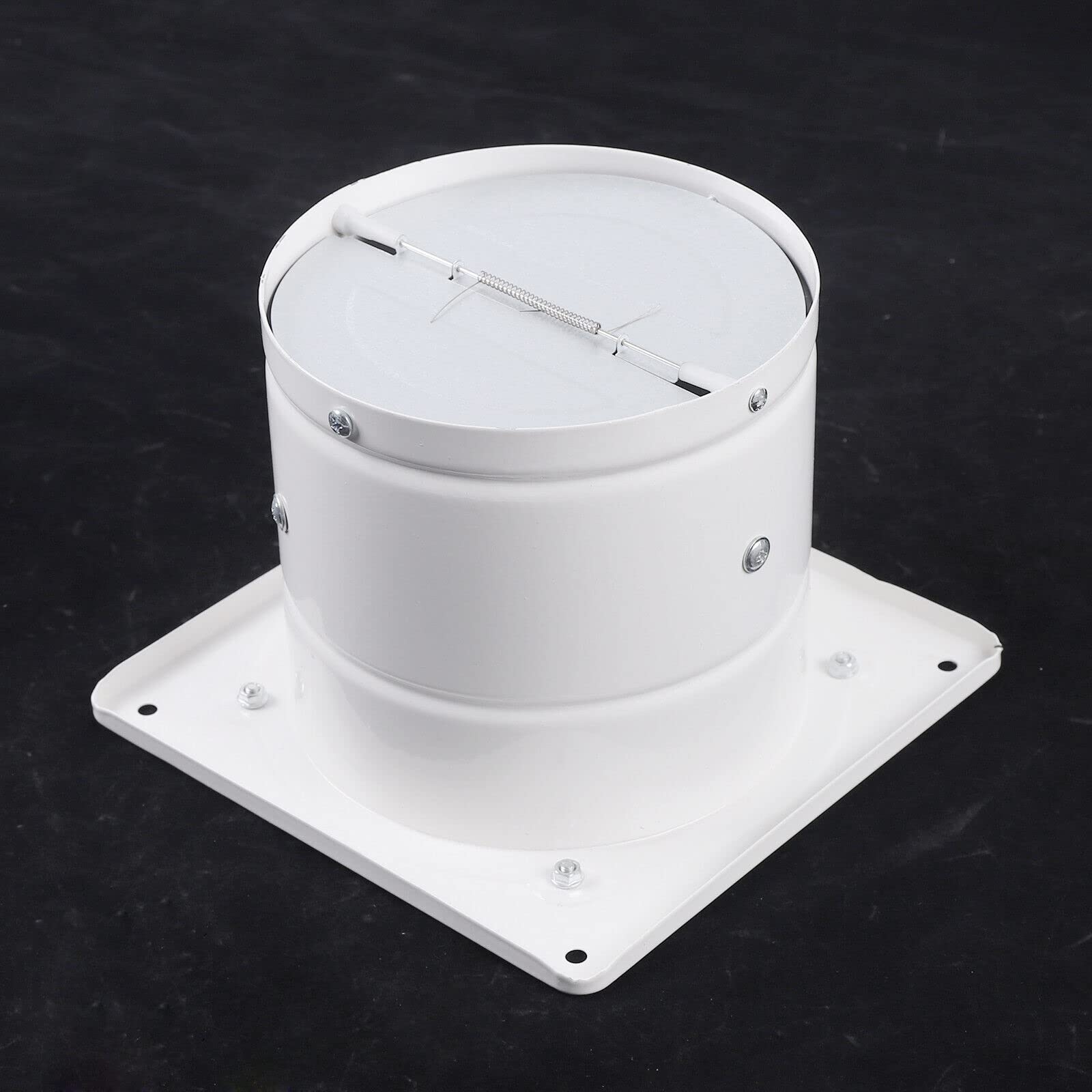 Axial Industrie Ventilator Metall Gebläse Lüfter 6 zoll Mehrzweck Abluftventilator mit Geschlossener Motor Abluft Wand Fenster Badlüfter für Küche Bad Zuluft 220V 50Hz 40W