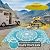 Pauwer Waterproof Outdoor Rug 5x8, Reversible Plastic Straw Patio Camping Rug, Indoor Outdoor RV Mat Carpet for Deck, Camper, Porch, Balcony, Backyard, Picnic, Boho Teal