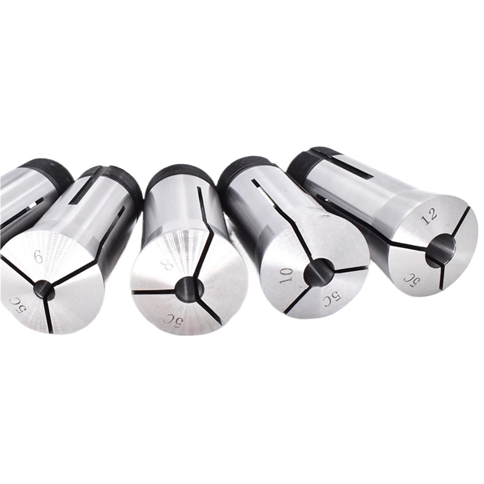4 pz/set Rotondo Tipo 5C Molla di Precisione Collet 6-12mm Mandrino Metrico Per CNC Incisione Tornio Strumento