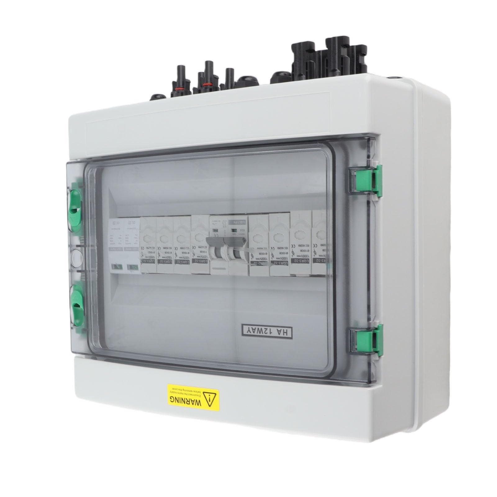 Tbest Caja de Combinación Solar Fotovoltaica para Exteriores con Protección