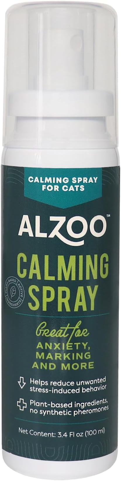 Cat Calming Spray - Plant Based Plant Based Stress & Anxiety Relief, with Nepeta Cataria, No Synthetic Pheromones, Stress and Anxiety Relief During Travel, Vet, Fireworks, Separation