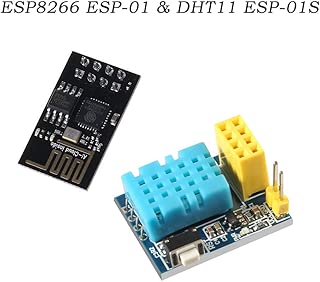ESP8266 ESP-01 Wireless WiFi Transceiver Receiver Module Adapter Module with DHT11 Temperature and Humidity Sensor Module for Arduino - coolthings.us