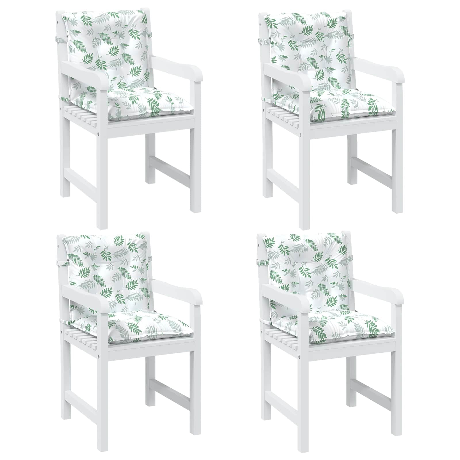 Cuscino da Esterno 100 x 50 x 7 cm 100% poliestere con imbottitura in fibra, design antiscivolo, fascia elastica e laccetti, ideale per sedie da giardino, terrazza, cucina, ufficio