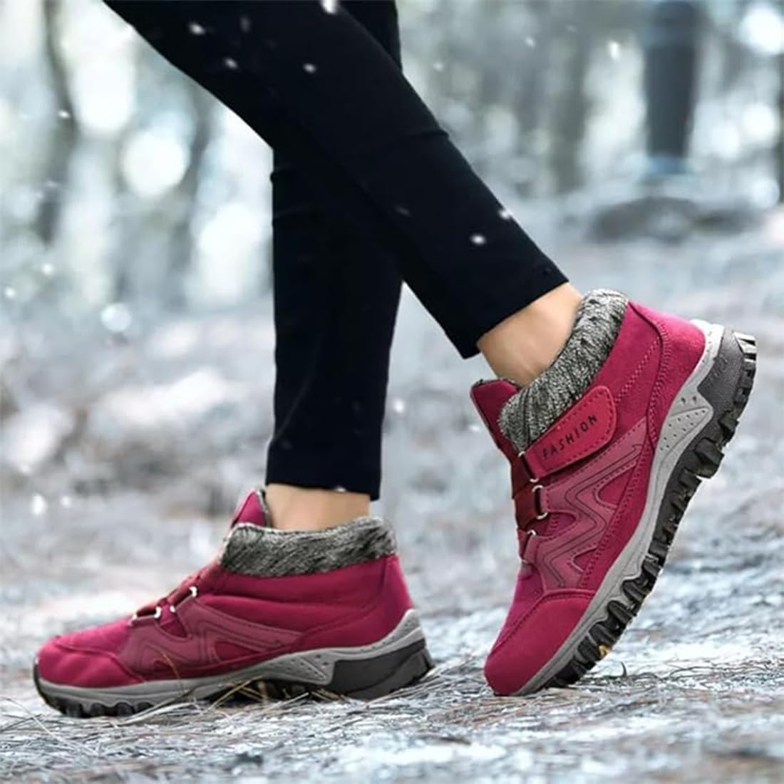 Ofreischuhe Solvema Orthopädische Winterschuhe, Orthofree Winter Shoes, Warm GefüTterte Snow Boots FüR sDamen Und Herren