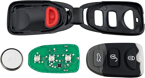 Miniatura 5 de OSLOKA-950T - Control remoto de entrada sin llave para automóvil, 315 MHz, 4 botones, repuesto para Hyundai Sonata 2011-2015, paquete de 2
