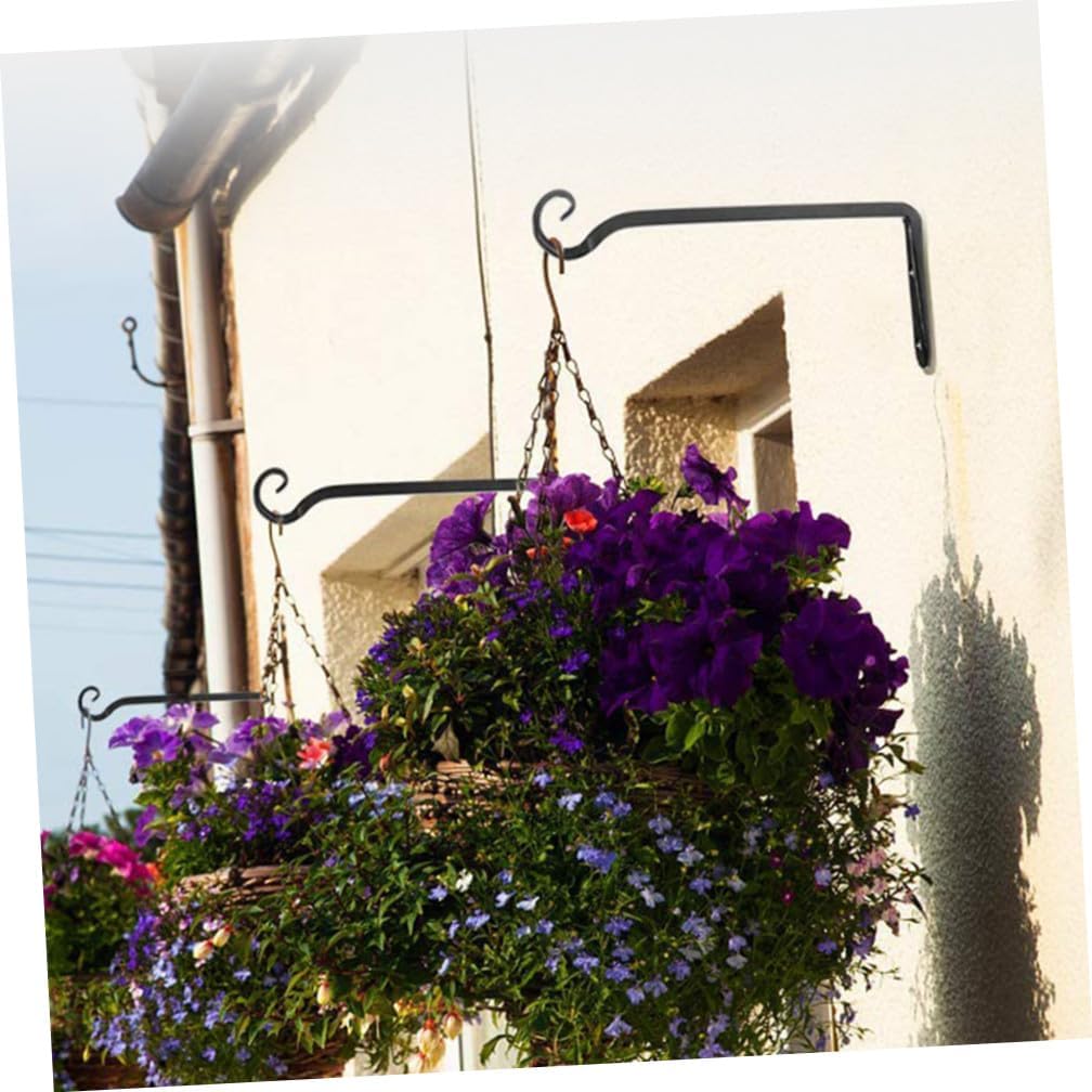 2pcs Plant Hook Coat Hook for Hanging Plants Flower Basket Hanger Hanging Bracket