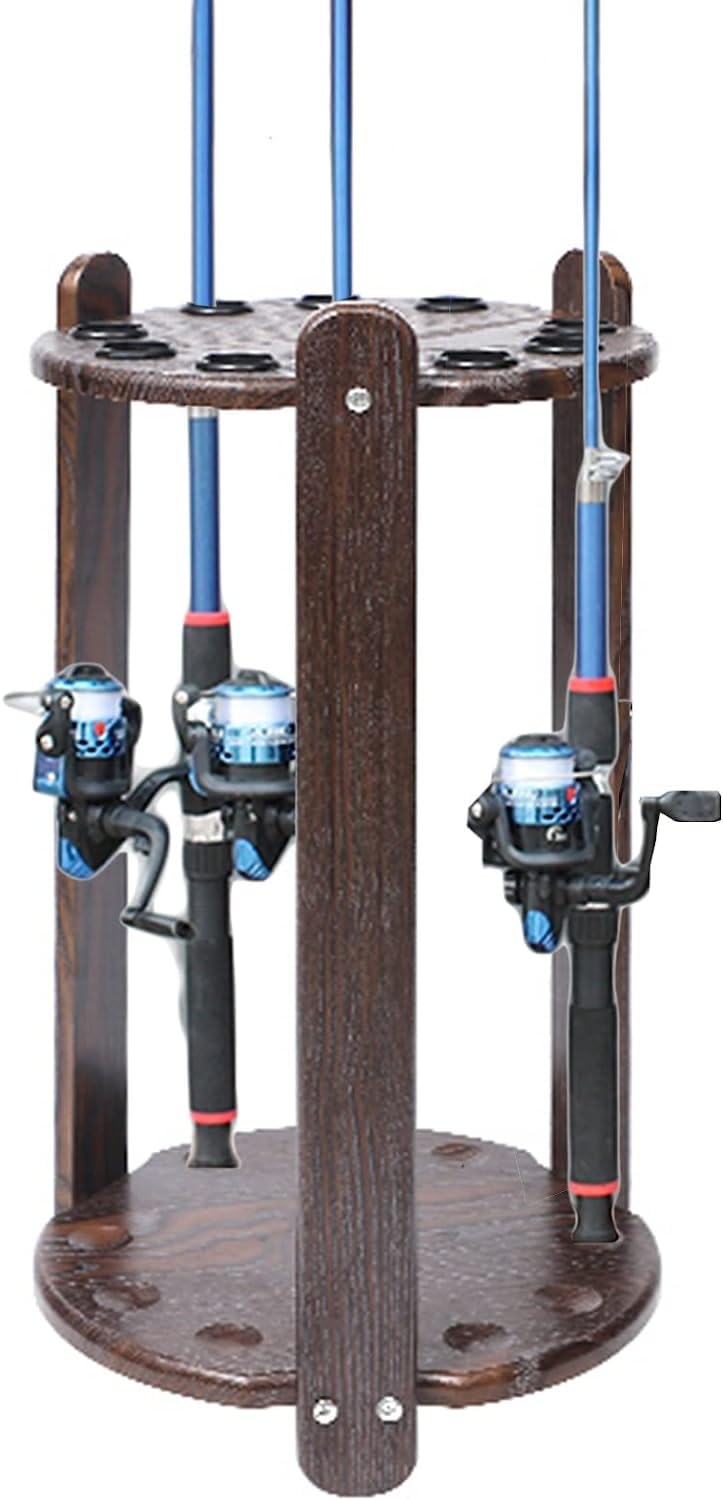 Axlksia Soporte De Pared Para Caña De Pescar, 1 Par De Soportes Para
