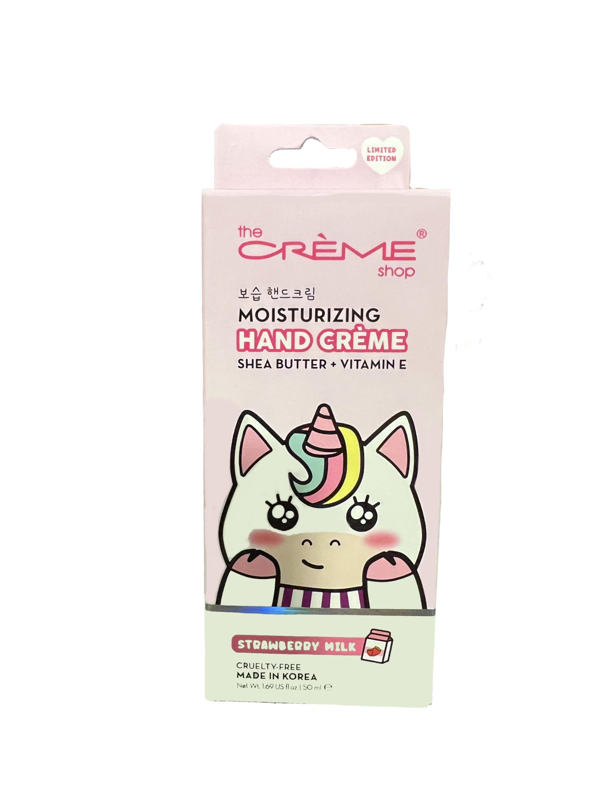 The Crème Shop moisturizing hand crème strawberry milk