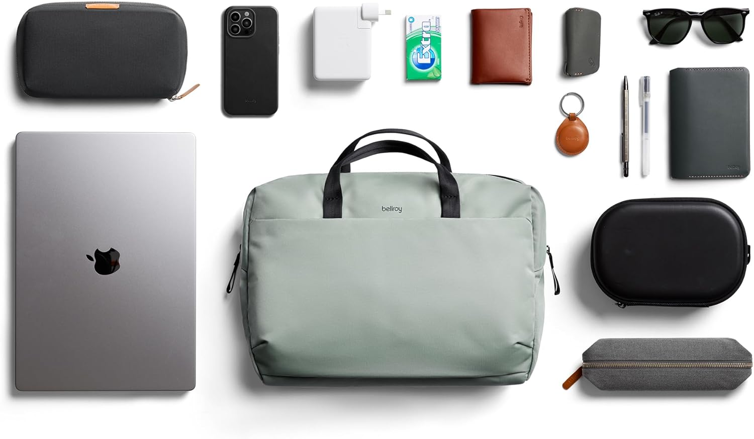 Bellroy Via Work Bag (14L laptop messenger bag) - Eucalyptus - Image 6