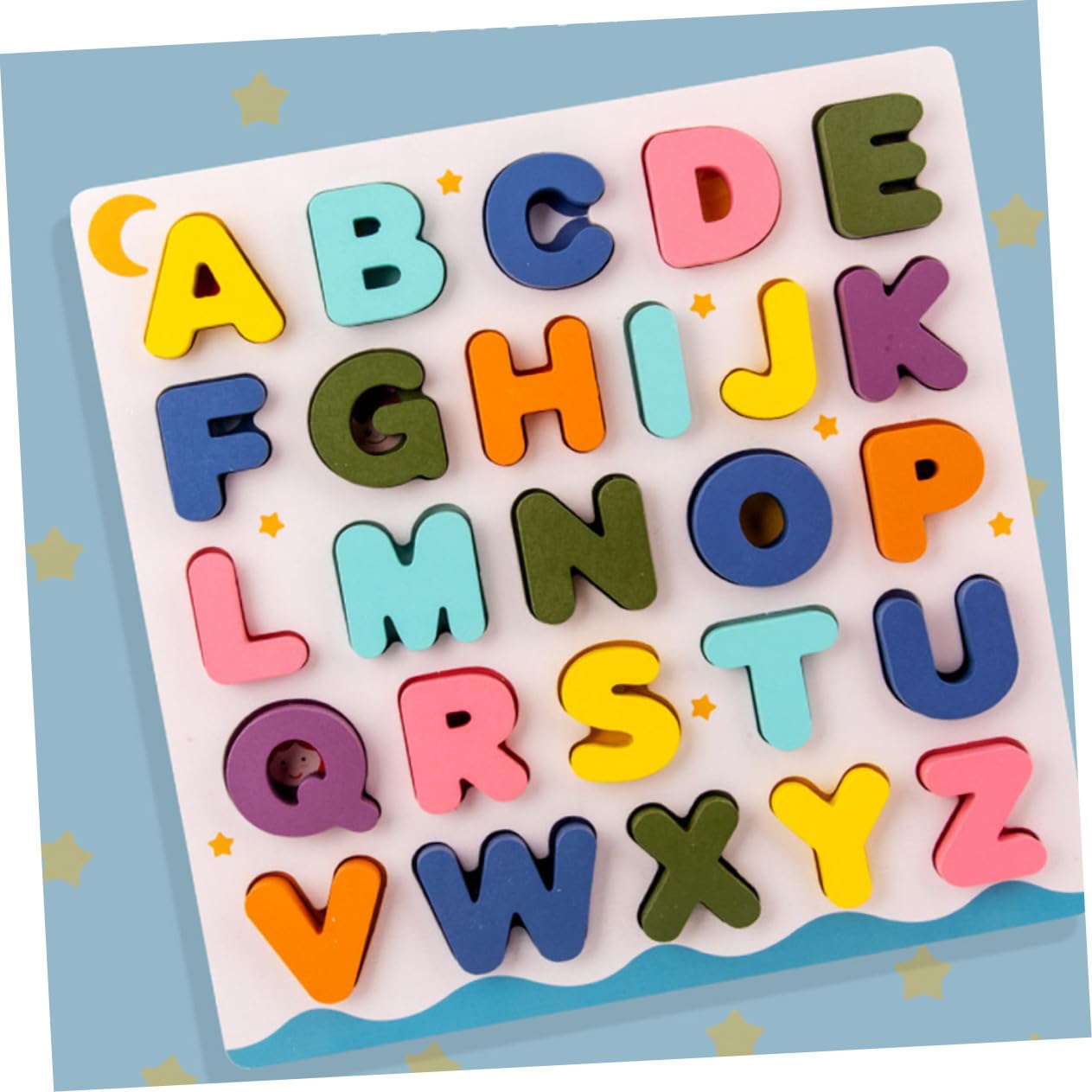 Didiseaon 2juegos Rompecabezas de Madera para Educativos Juguete de Emparejamiento de Números y Placa de Emparejamiento de Letras Alfabeto y Reconocimiento de Números para Jardín