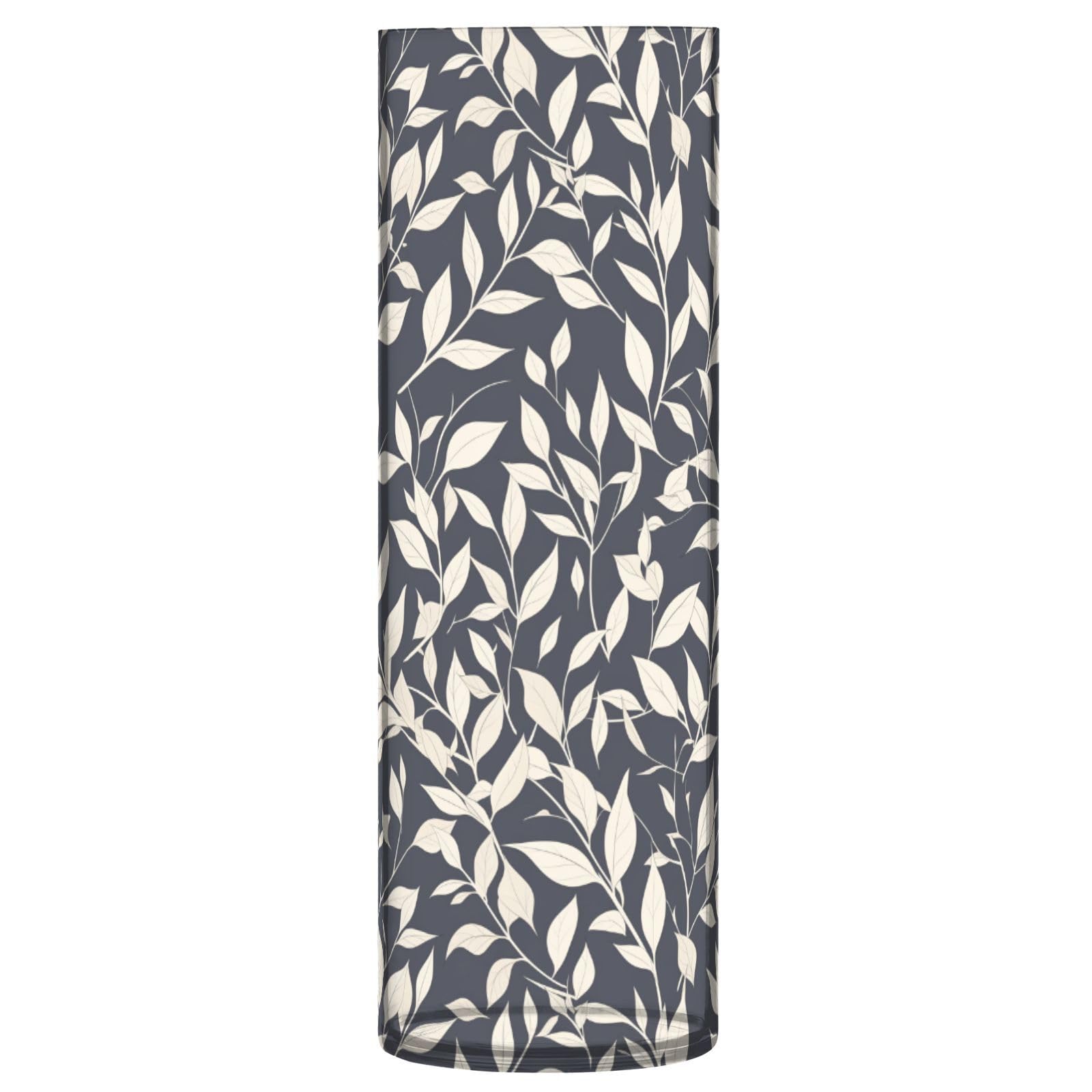 Grand vase en plastique gris incassable 30x10 cm pour décorer sans risque les tables