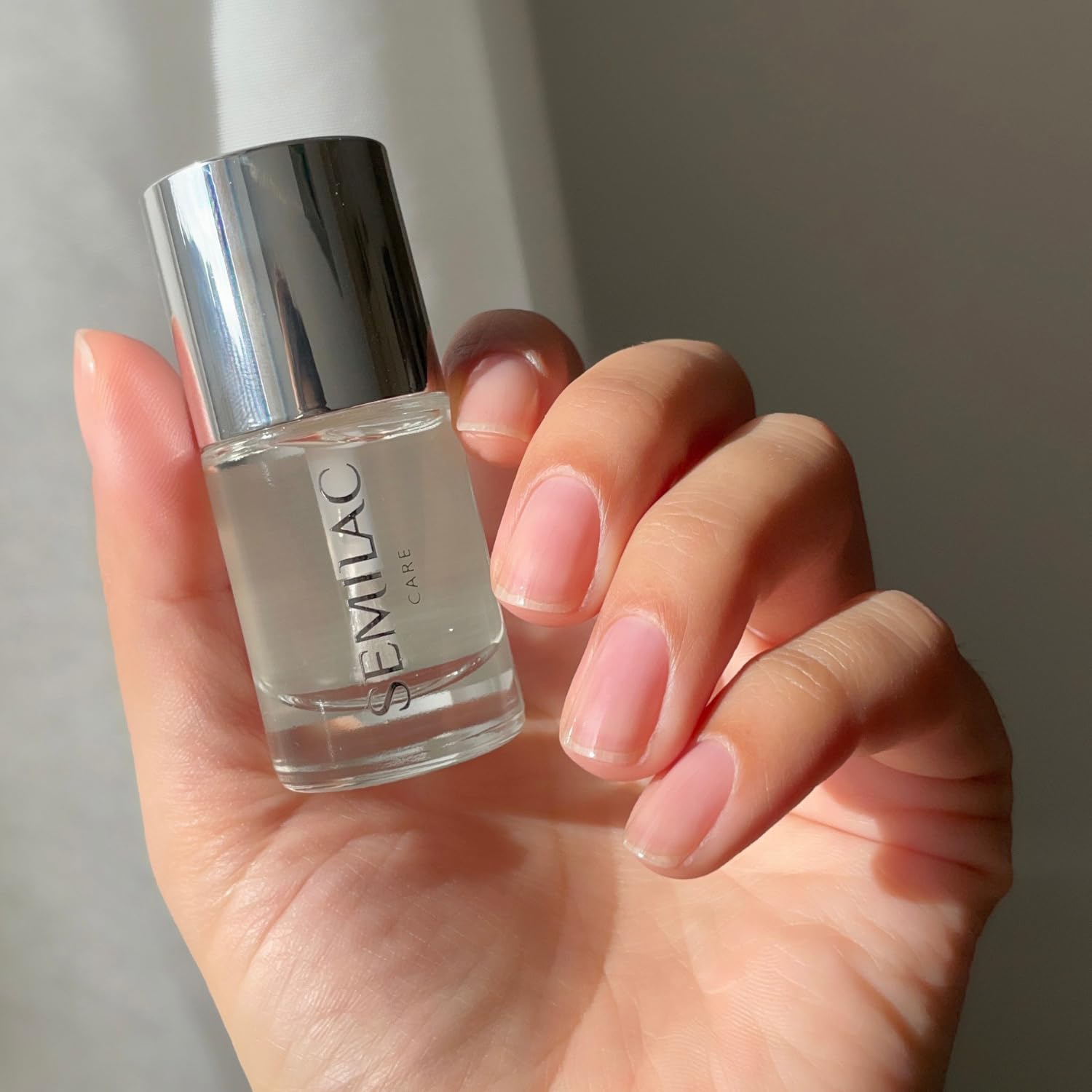 Semilac Plant Keratin Boost odżywka do utwardzania paznokci 11 ml – pielęgnacja i podkład bazowy do łamliwych paznokci, z wegańską keratyną, wzmacnia i regeneruje