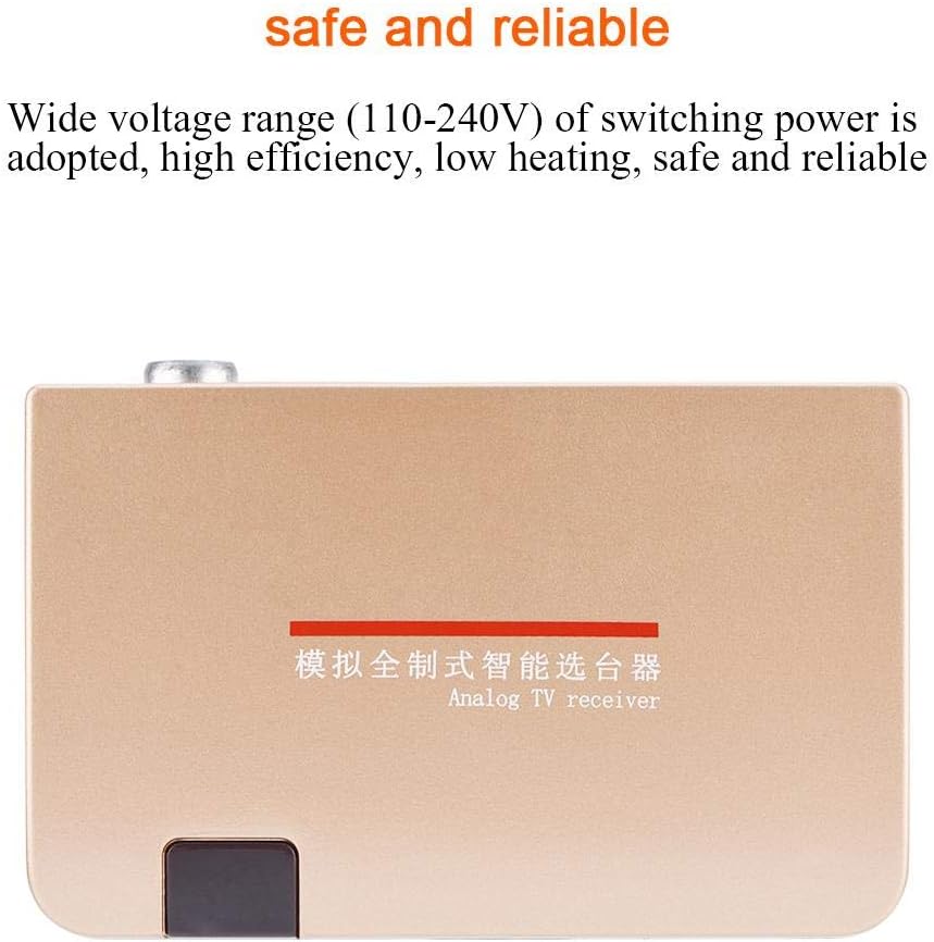 RF to HDMI Converter, 100 to 240V All Standard Analog TV Receiver Adapter with Remote Control (US Plug)