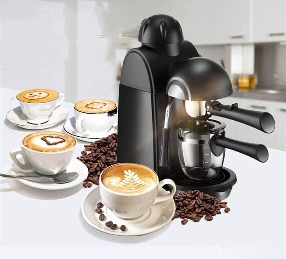 Ekspres do kawy, ekspres do kawy z dyszą do spieniania mleka, ekspres do kawy i cappuccino, idealny do domu i biura