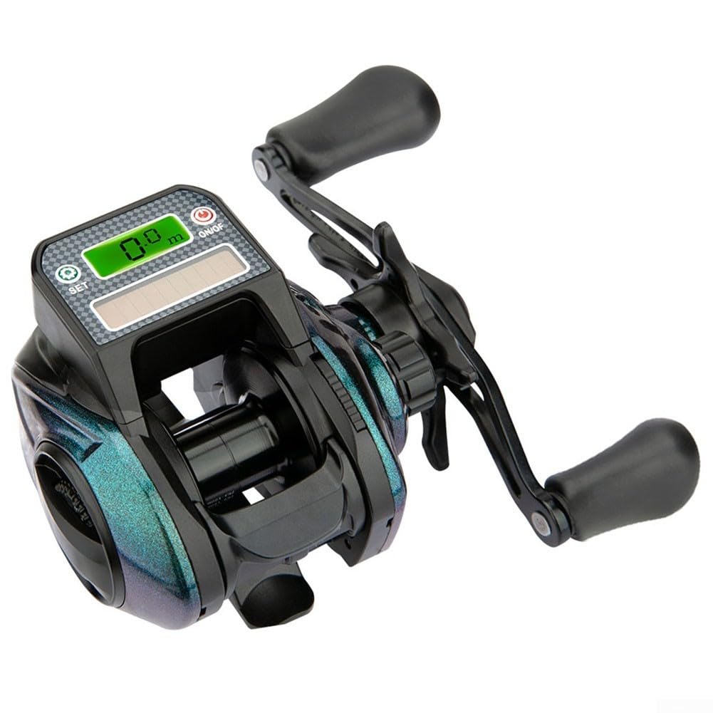 Carrete de pesca eficiente con gestión automática de cables y fuerte sistema de freno magnético