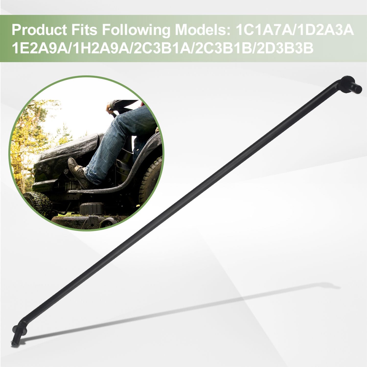192757 532192757 Lawn Mower Front Axle Tie Rod (20-5/8") Compatible with Husqvarna/Poulan/Roper/Craftsman LT1000 Lawn Mower Replaces 130465, 532130465