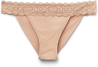 Woman's Lace and Microfiber Carioca Brazilian