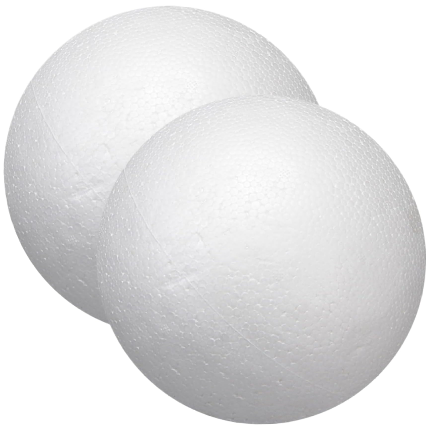 Foam Balls 2Pcs 7'' DIY Smooth White Christmas Foam Balls for Crafts Ornaments Styrofoam Balls for Crafting Foam Balls