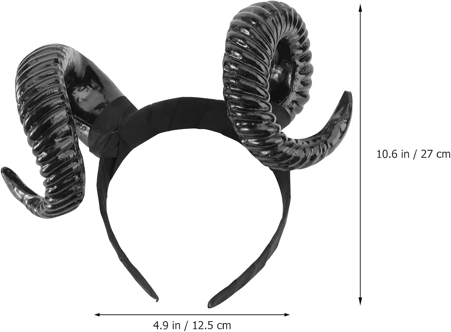 Beaupretty Gothic Sheep Horn Headband Forest Animal Cosplay