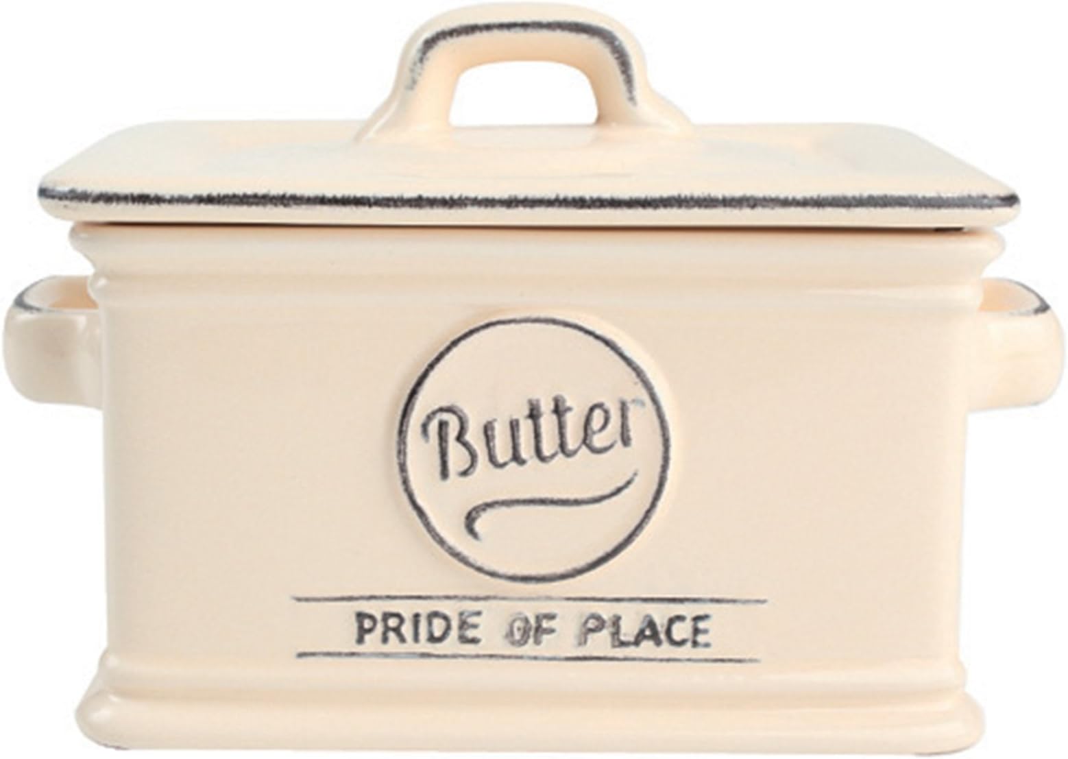 T&G Pride of Place Butter Dish in Old Green Amazon.co.uk Home & Kitchen