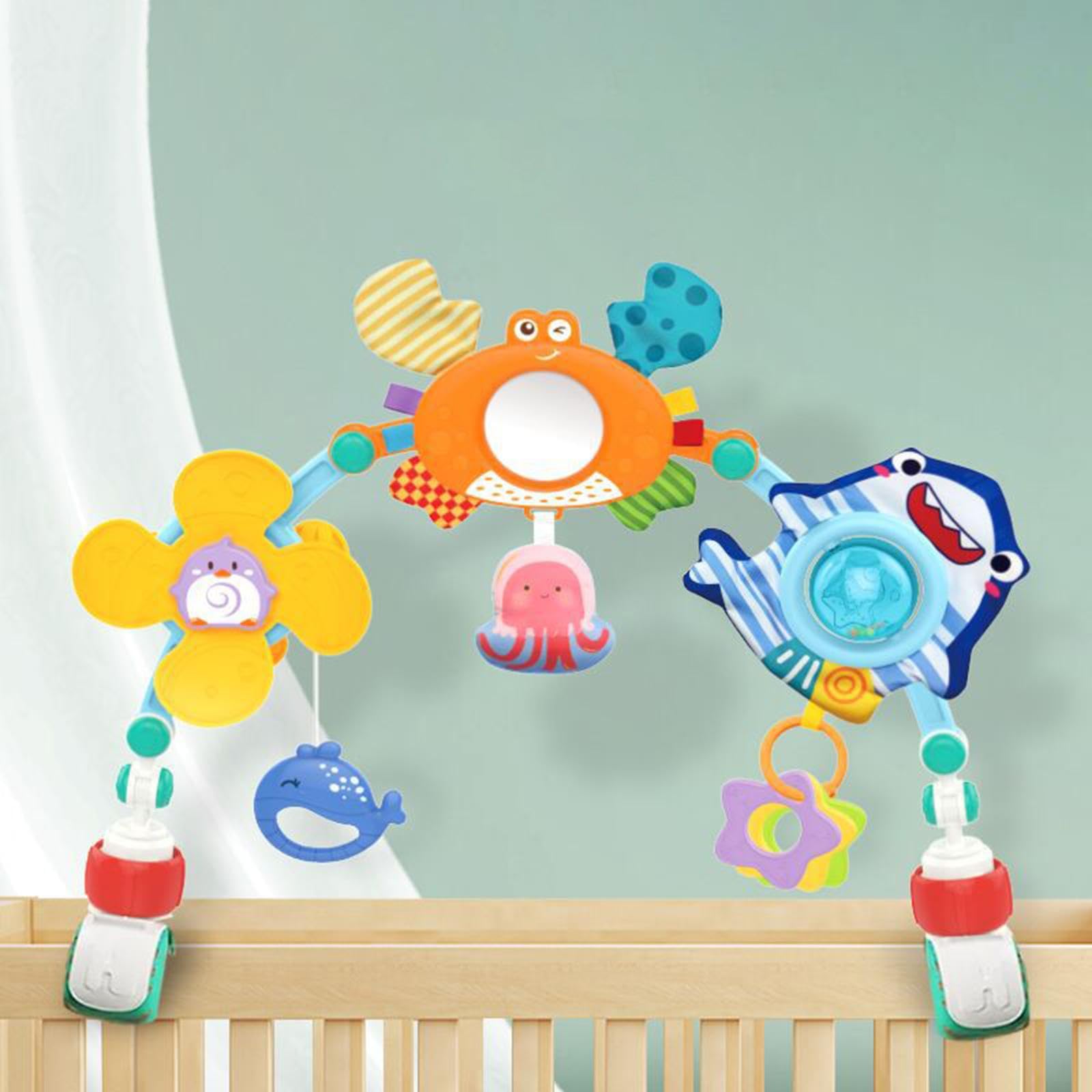 Arch Toys Arch Crib Toy Adjustable Hochet Toy Crib Mobile for Crib