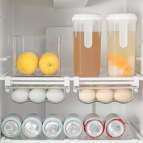 Farochy Fridge Egg Drawer Organizer Holder Trays For Refrigerator Egg Container thumb #1