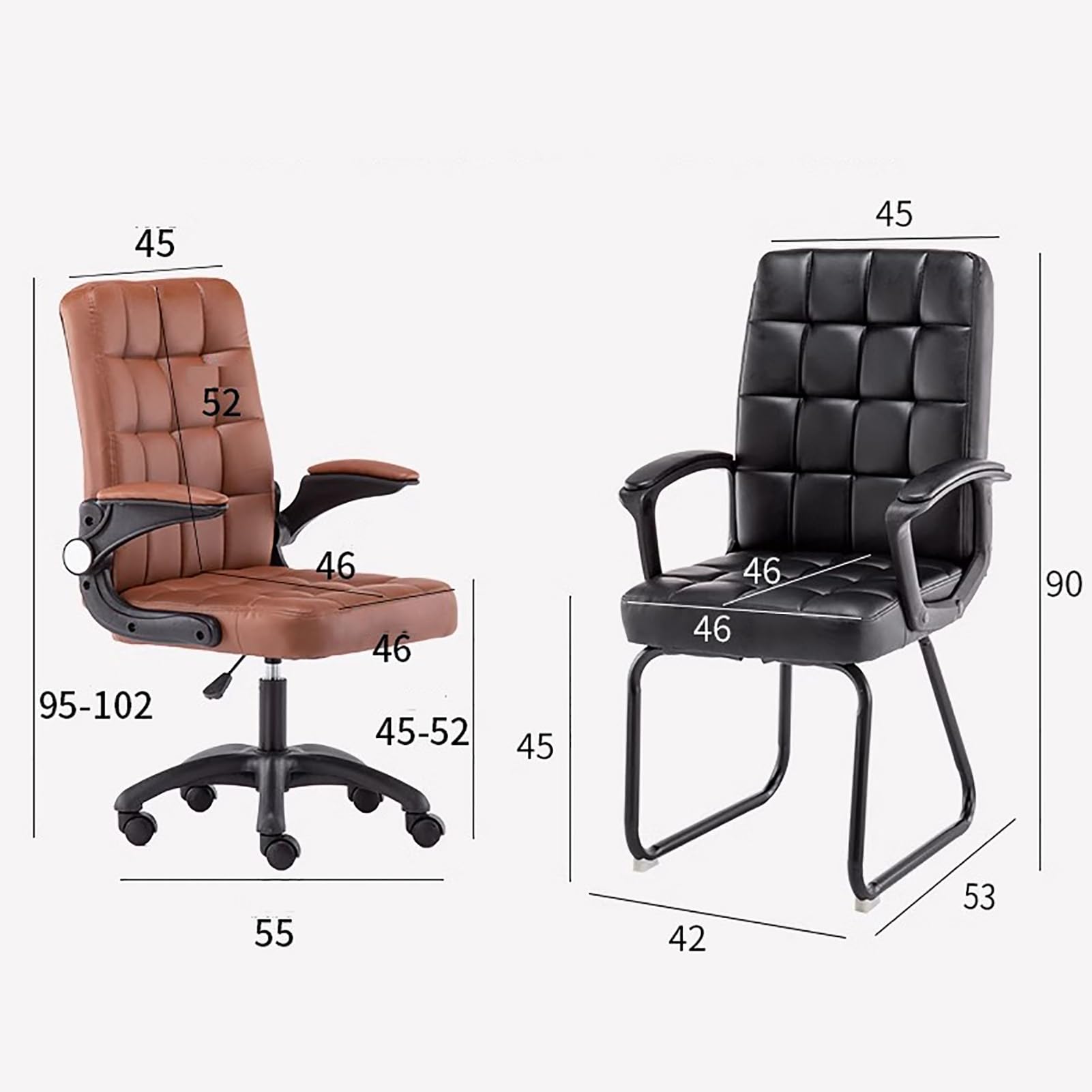 Ergonomiczne krzesło biurowe z wysokim oparciem z podparciem lędźwiowym dla łagodzenia bólu pleców, nowoczesne obrotowe krzesło biurkowe z podłokietnikami dla kobiet