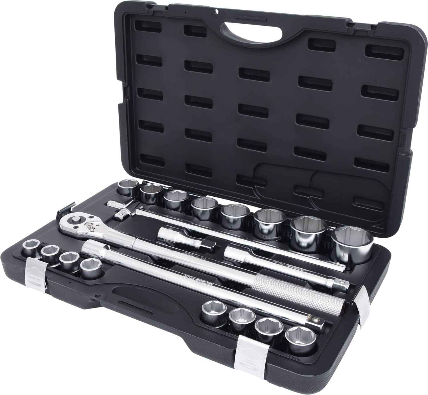 KS Tools 911.0721 Coffret cliquets, douilles 3/4'' - Malette outils 21 pcs