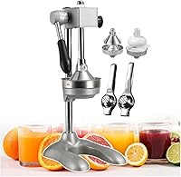 Vista 1 de Exprimidor de cítricos de hierro fundido, máquina exprimidora de prensa manual, máquina exprimidora comercial, exprimidor de cítricos de prensa