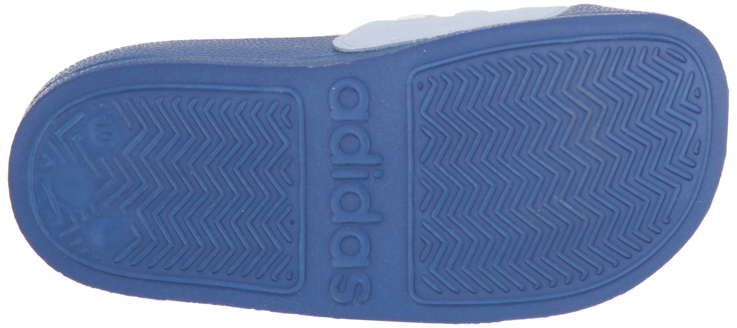 adidas Adilette Shower Slide Sandal, Blue Dawn/White/Team Royal Blue, 11 US Unisex Little Kid