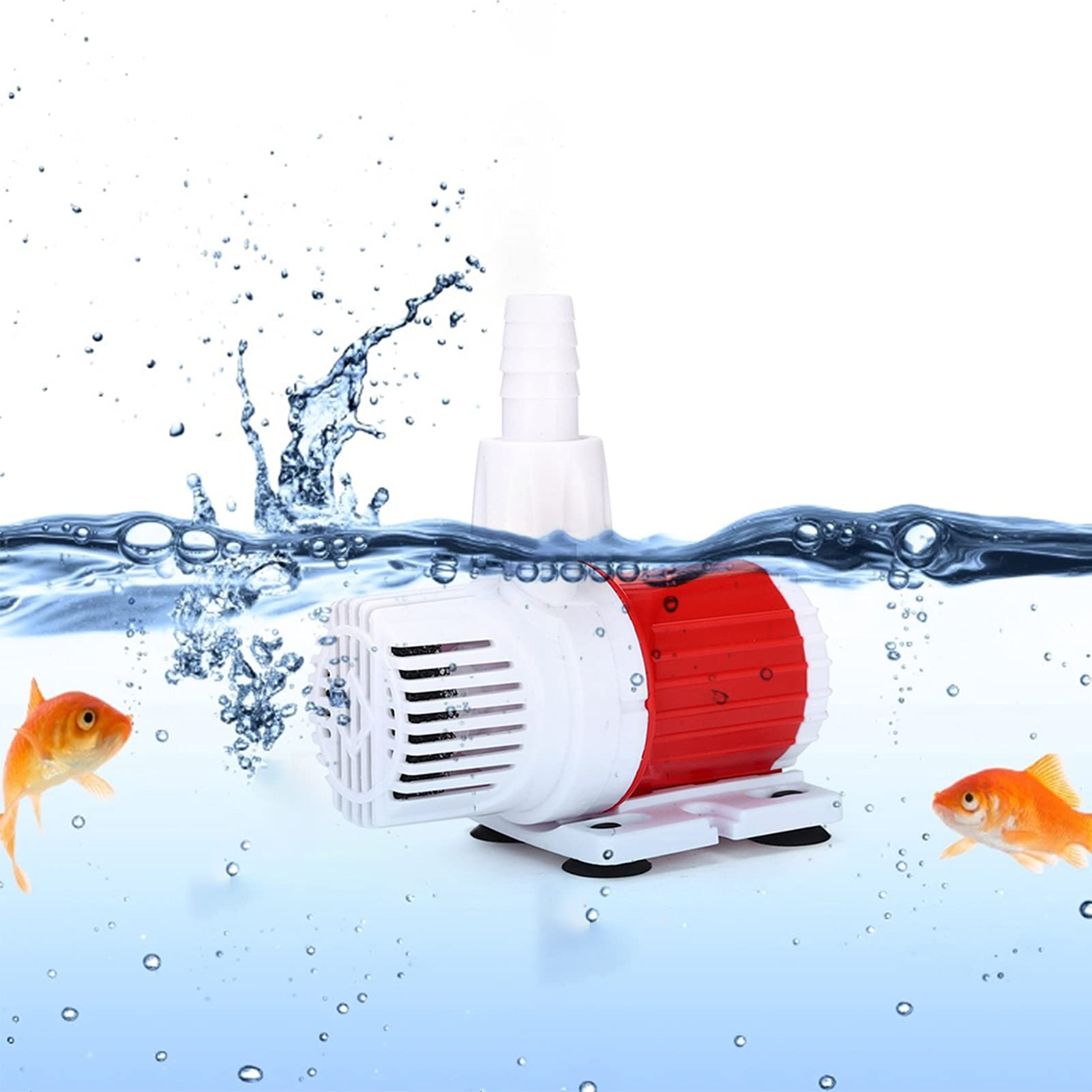 Pompa Sommersa DC 24V Ultra Silenziosa – Portata 70L/min, Sollevamento 4m, Filtro Anti-impurità, Per Laghetti, Piscine E Drenaggio