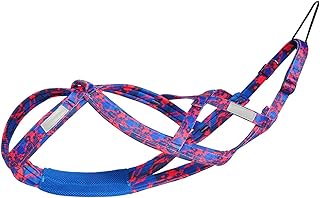 figatia Dog Weight Pulling Harness, Dog Sledding Harness, Work Out, Sport, Professional, Skijoring Dog Mushing Harness Husky, Rose Red M