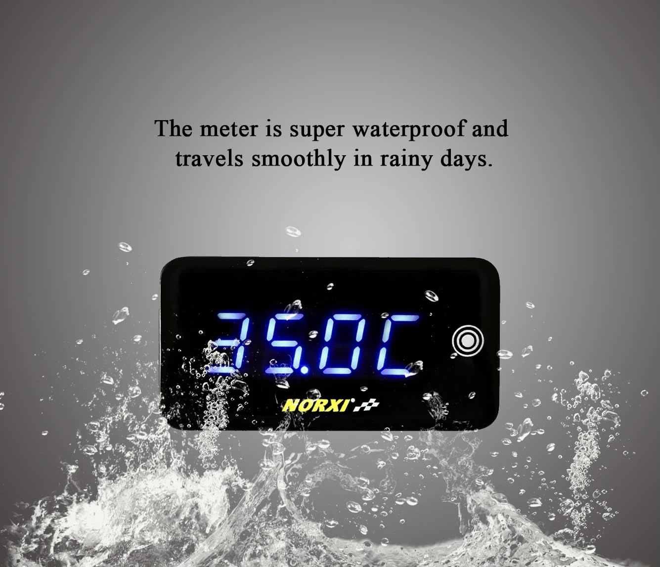 Temp Meter Digitale Per Moto - Misuratore Temperatura Acqua/Olio Con Display LCD Retroilluminato - Foto 13